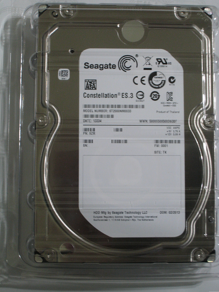 Seagate Constellation ES.3 9ZM175-004 2TB 7200RPM SATA 6Gb/s 3.5