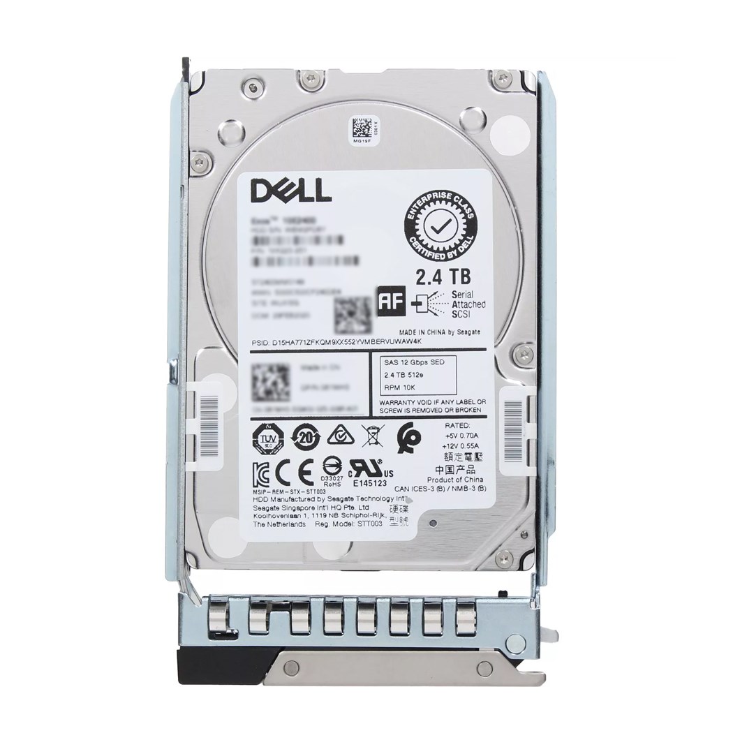Dell 400-AWYZ 2.4TB 10K SAS 12Gbps 512e 256MB 2.5