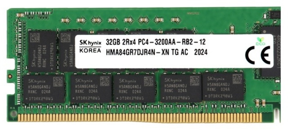 Micron MTA18ASF4G72AZ-3G2F1 32GB DDR4 ECC Unbuffered DIMM Server
