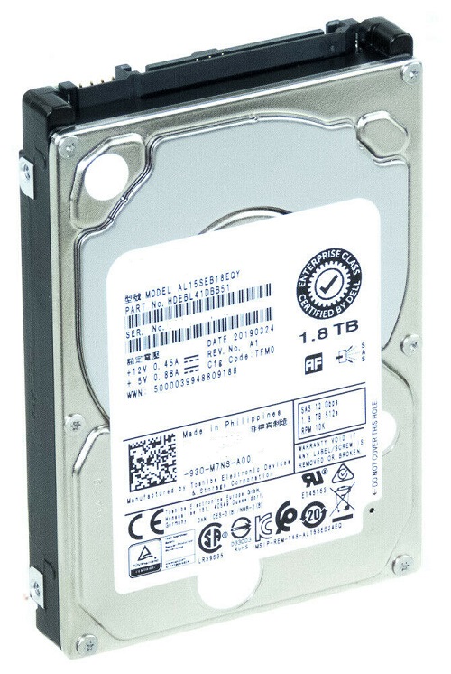 Seagate DL1800MM0159 1.8TB SAS-12Gbps 512e 2.5inch HDD Brand New