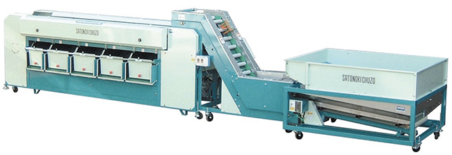 製品情報 一連式ニンジン自動重量選別機 SWS2600A-FDX-H - 佐藤農機