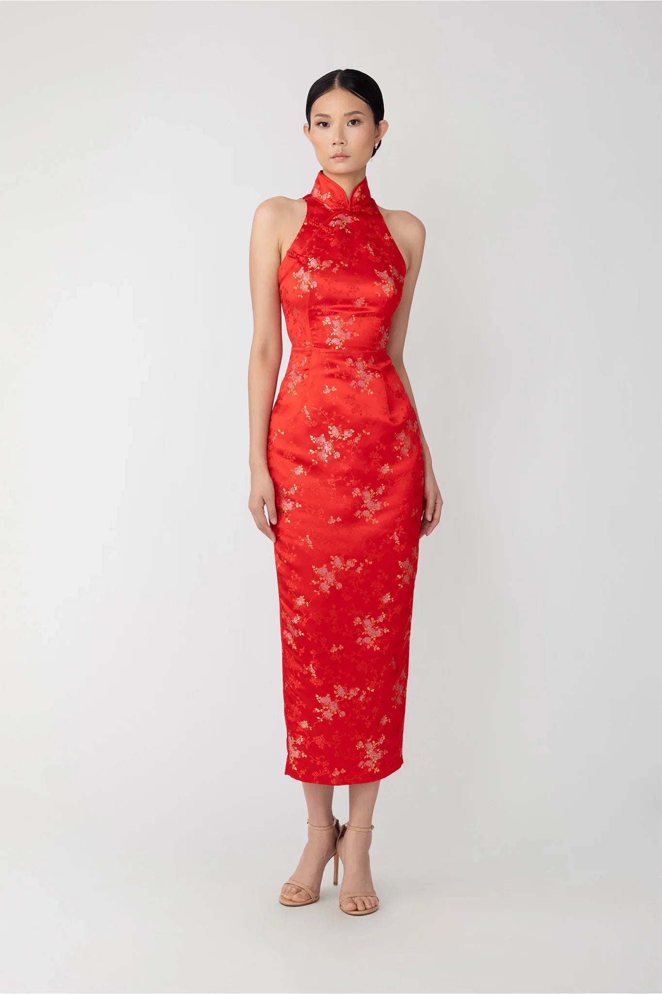 Jill Chinese Jacquard Pencil Dress – SAU LEE