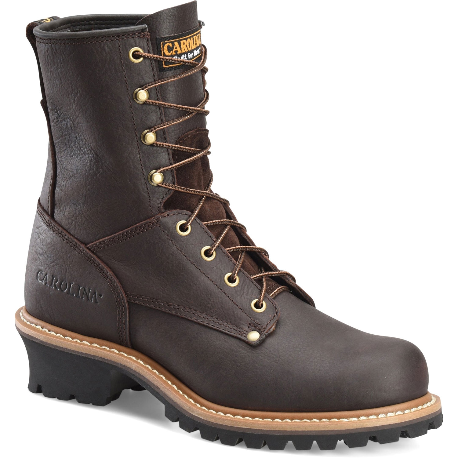 CA1821 Carolina Brown 8 Inch Logger Men's