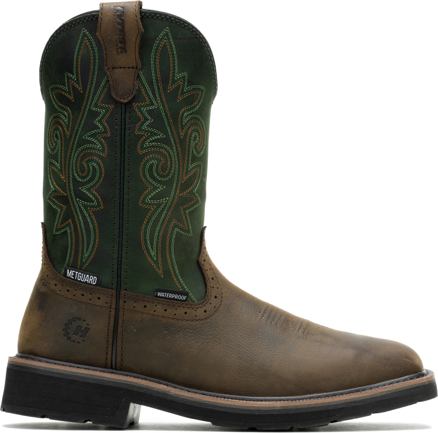 15202 Men's Falcon Steel Toe Met-Guard WP SR Wellington