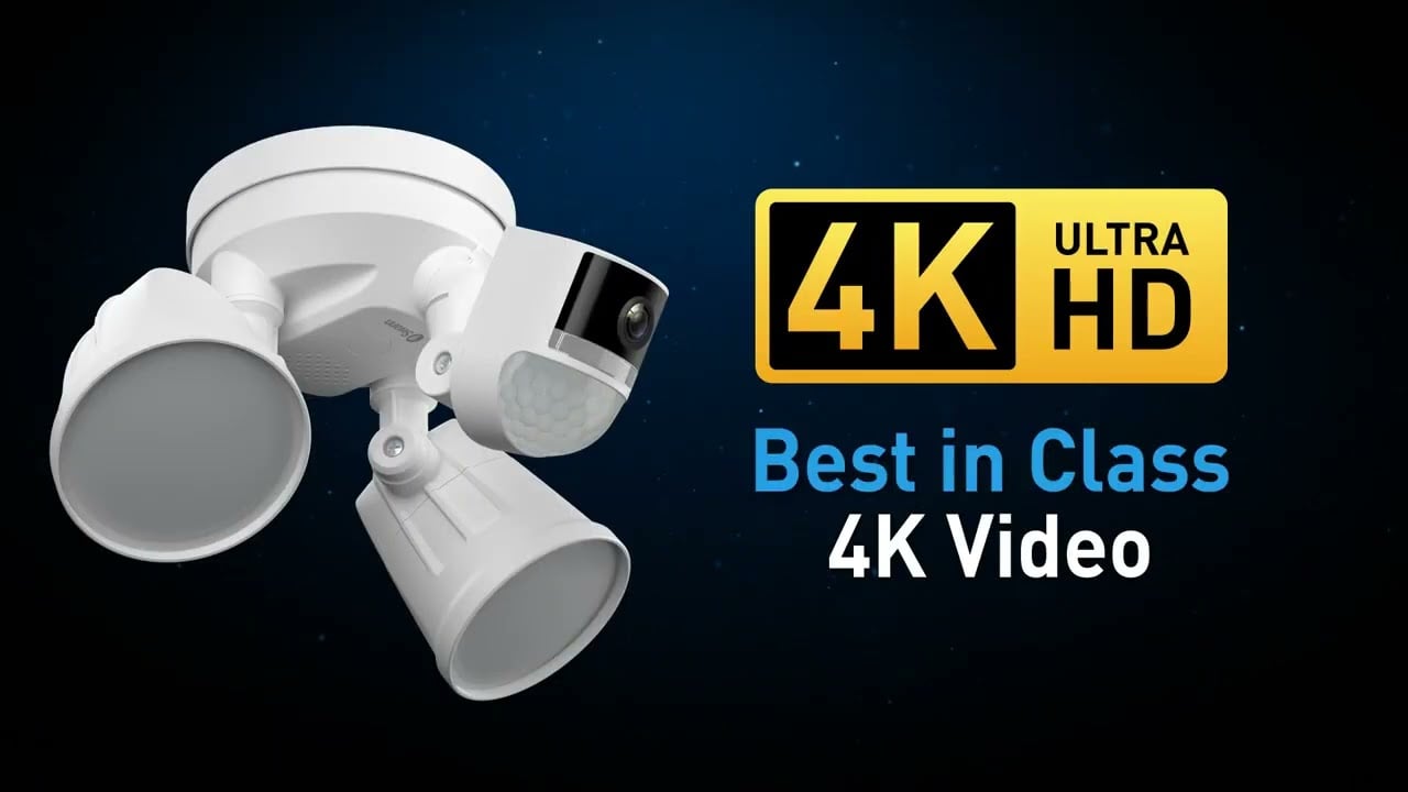 Swann 4K Floodlight Security Camera - SWIFI-4KFLOCAM-EU