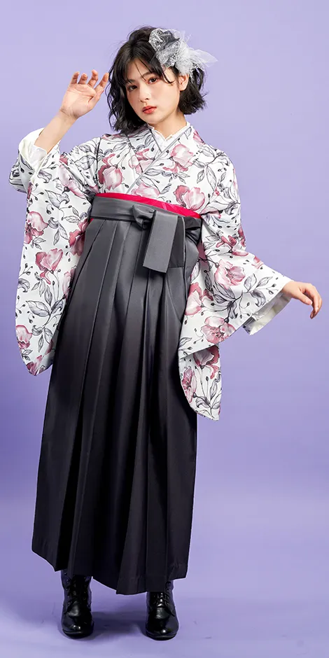 レンタル着物DDD855×袴KCS015 | 【京都さがの館】卒業式袴レンタル