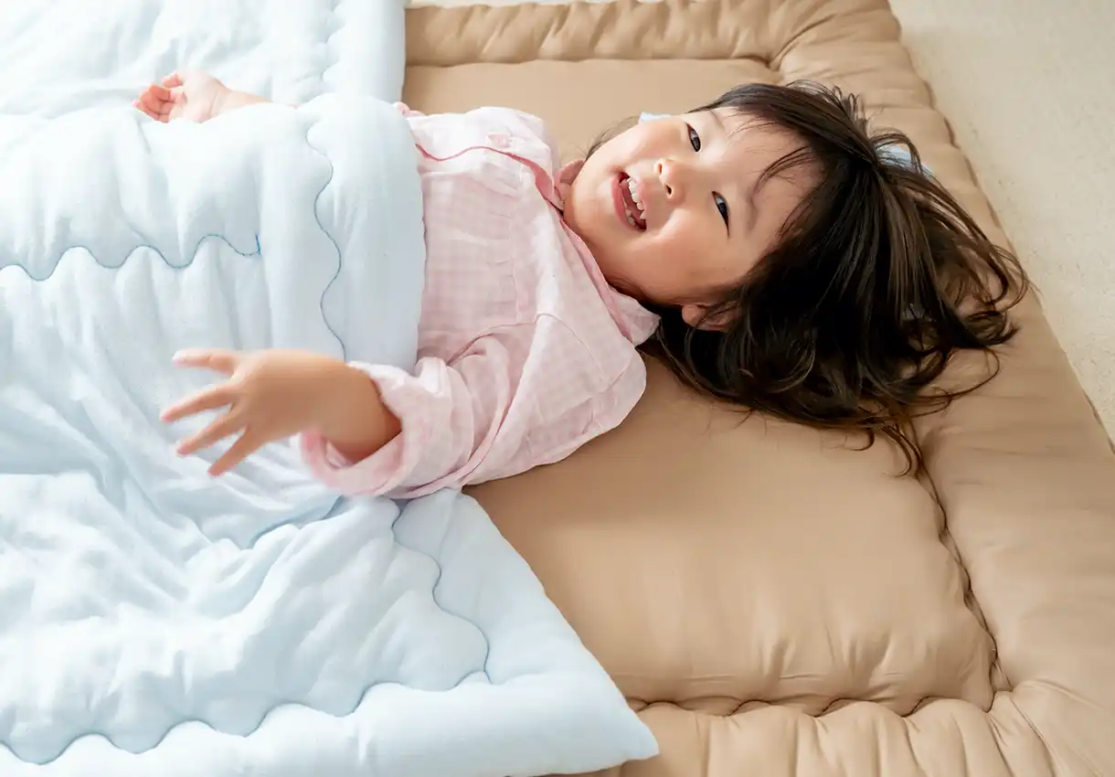 ベビー布団セット3（ほほ笑み掛、ほほ笑みケット、快眠の王、枕