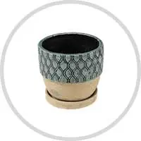 アンティーク フレンチホーローキャニスター JAPY パンジーフランス