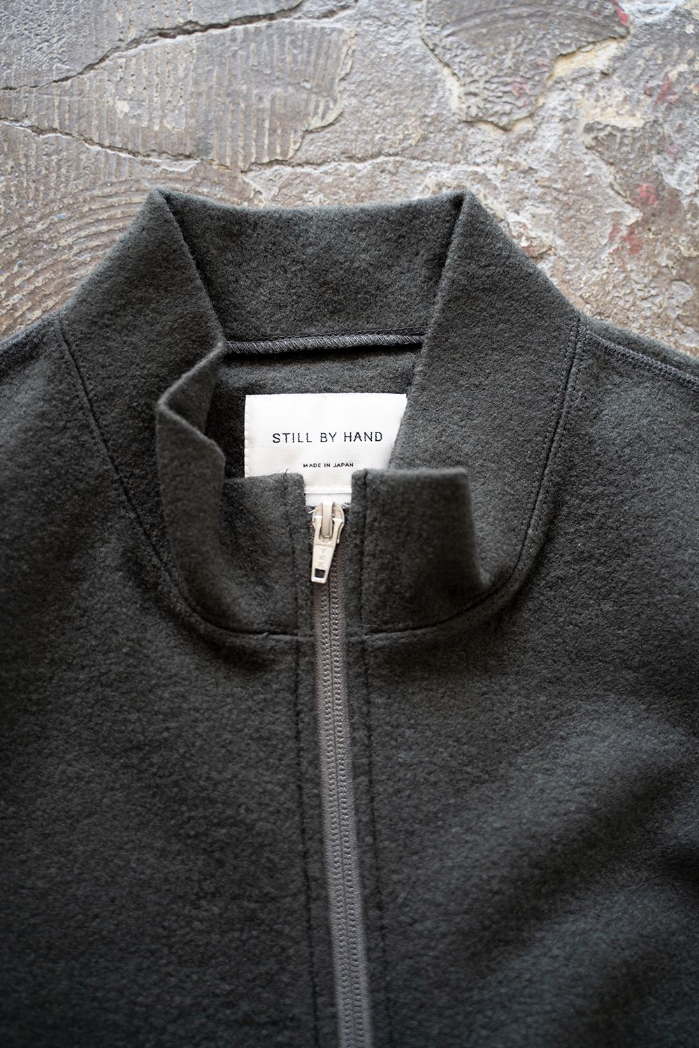 STILL BY HAND - 【ラスト1点】【21AW】ウールパイルジップベスト
