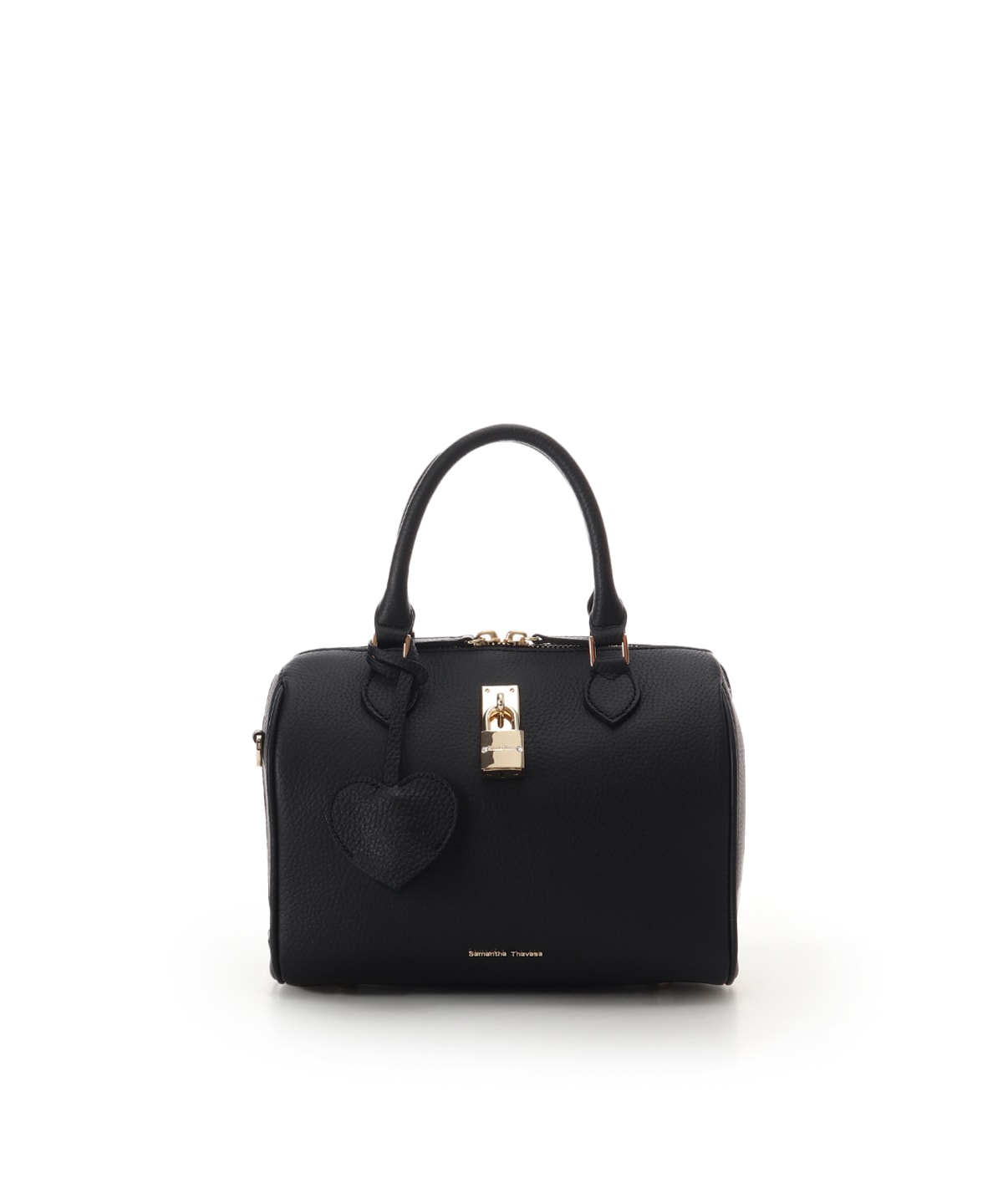 ファンシーツイード スクエアハンドバッグ(FREE ブラック): Samantha