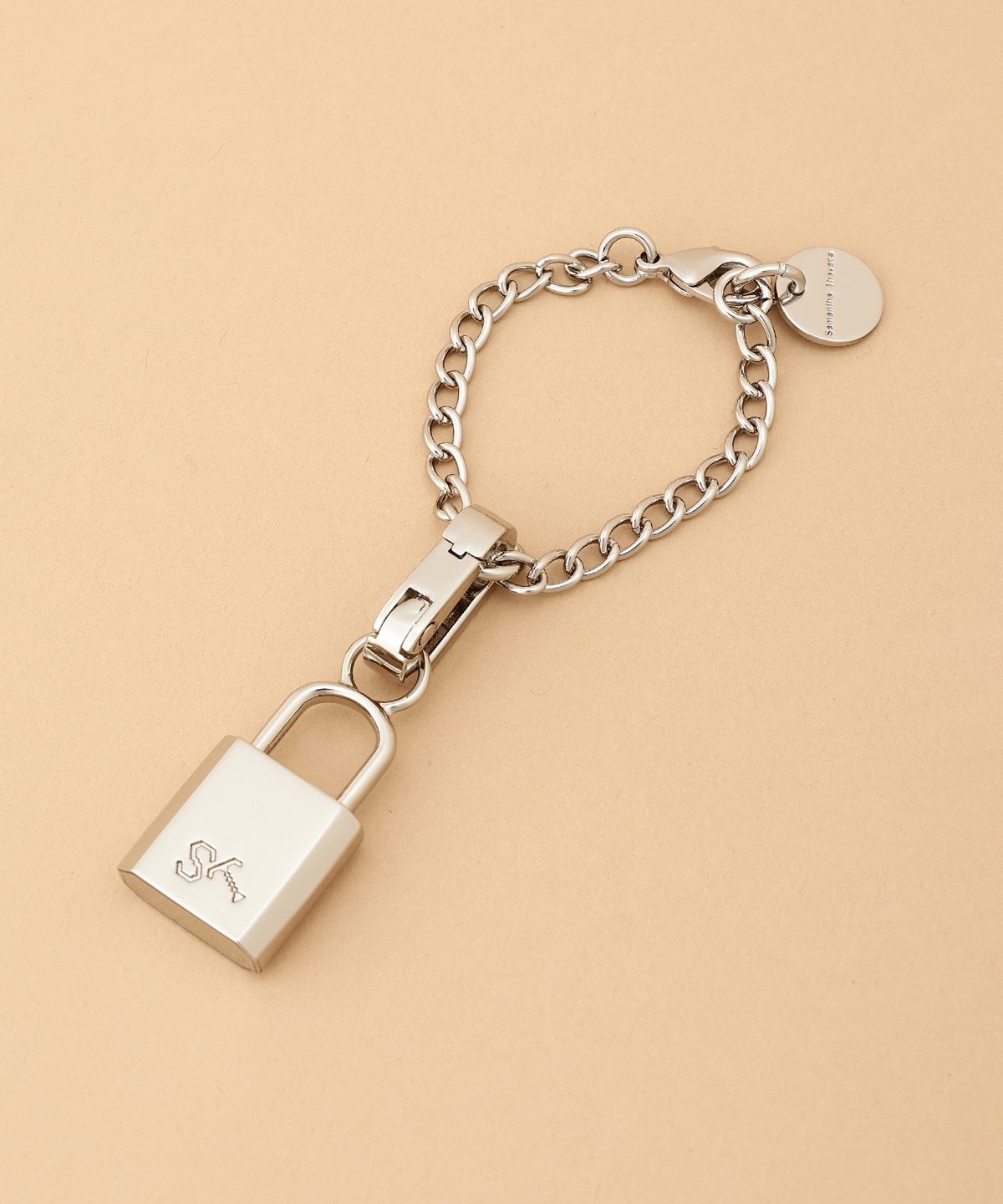 パドロックロゴチャーム（シルバー）(FREE シルバー): Samantha