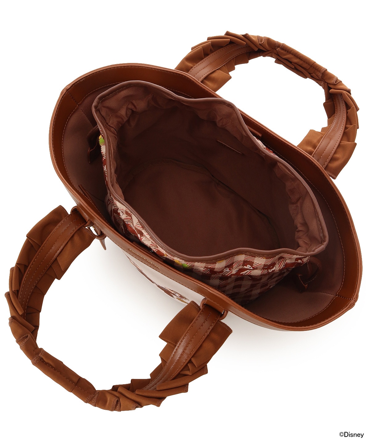 チップ」＆「デール」コレクション ハンドバッグ(FREE ブラウン