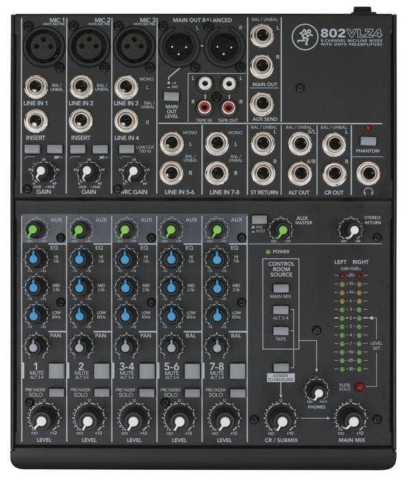 Buy sasku Mackie 802-VLZ4 8-Channel Analog Mixer | Sam Ash Music