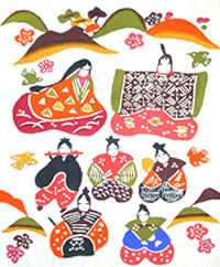 柚木沙弥郎 型染絵