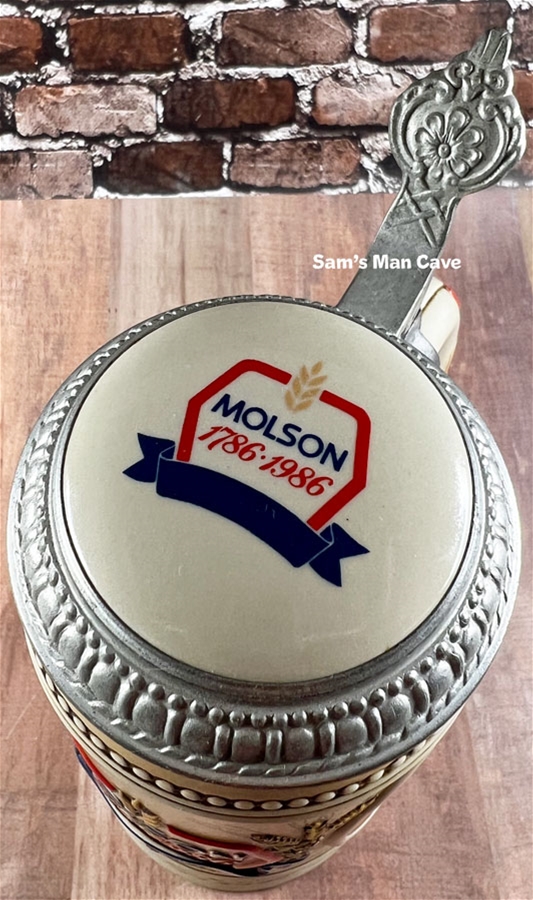 Molson 200th Anniversary Stein