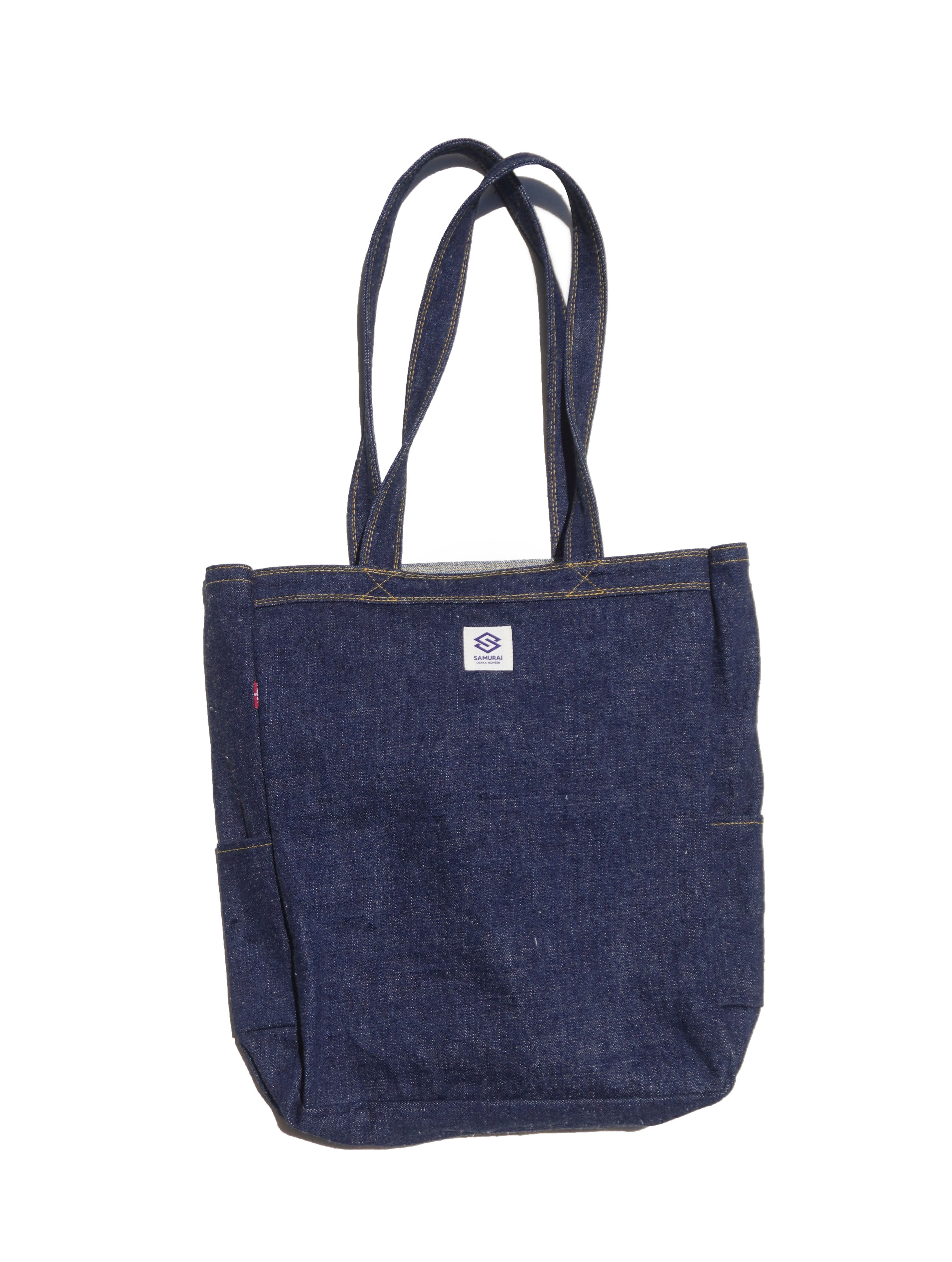 SJTB24-H 17oz Denim Tote bag head shop limited – SAMURAI JEANS