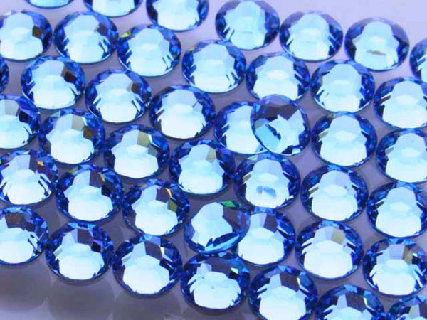 スワロフスキー アクアマリン-#2000 4-ラインストーン・スワロフスキー