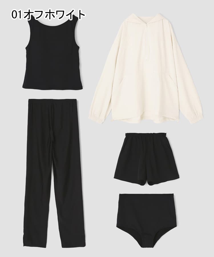 2025年新作】WEB限定商品 ポケット付きハーフジップラッシュパーカー＋