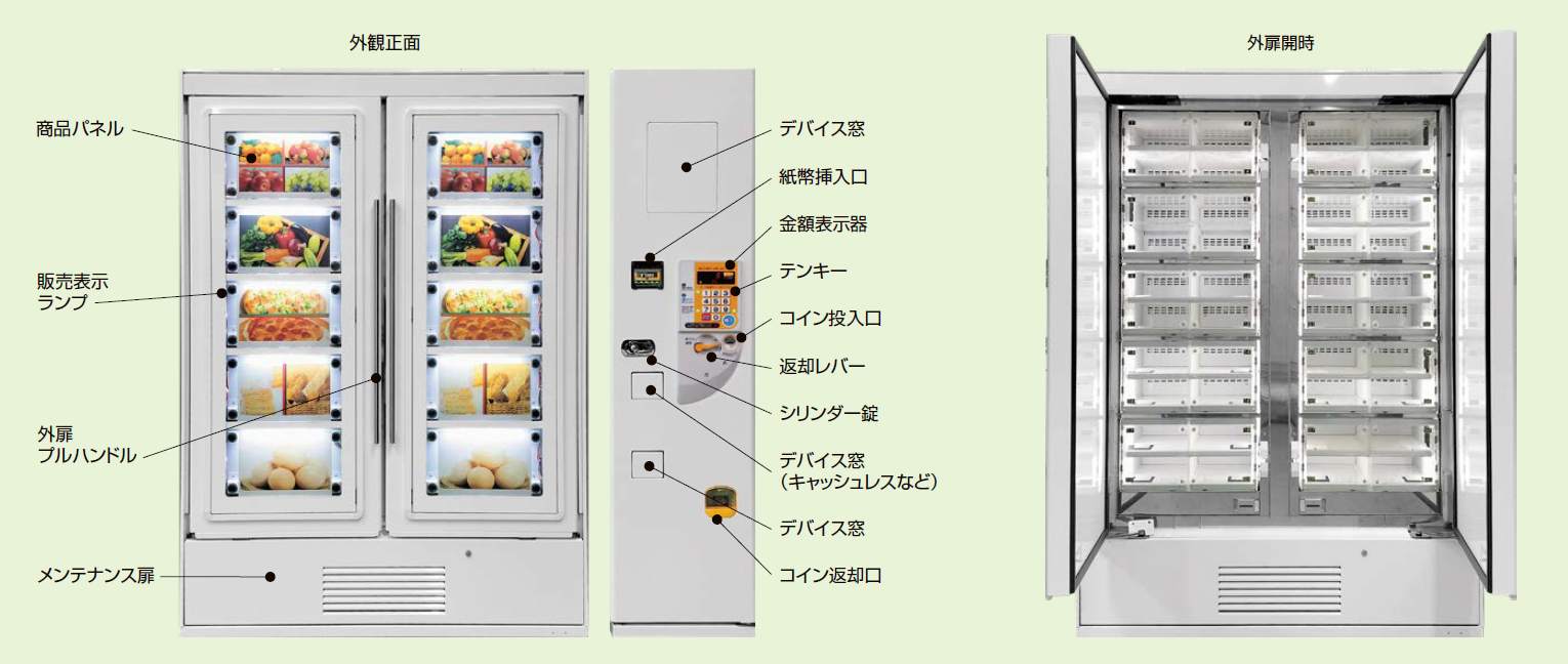 冷蔵ロッカー自動販売機 - 株式会社サンセイ | コーヒーマシン・自動