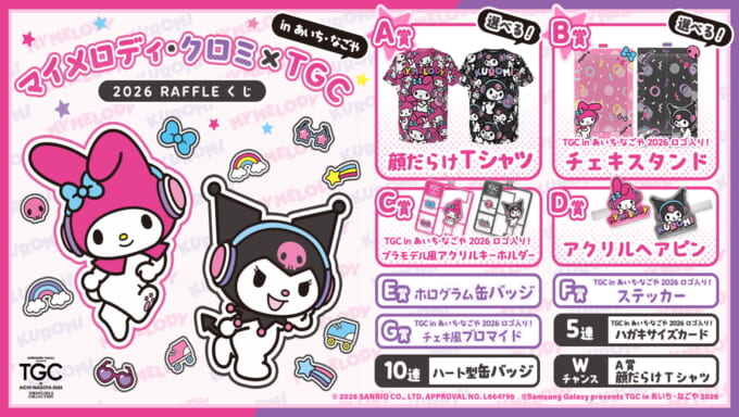 セガプライズからサンリオキャラクターズの周年を記念したプライズが