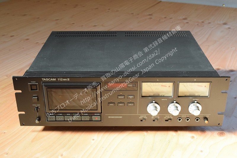中古音響機材 TASCAM 112MKⅡバランス入出力（LA-112）】 カセット