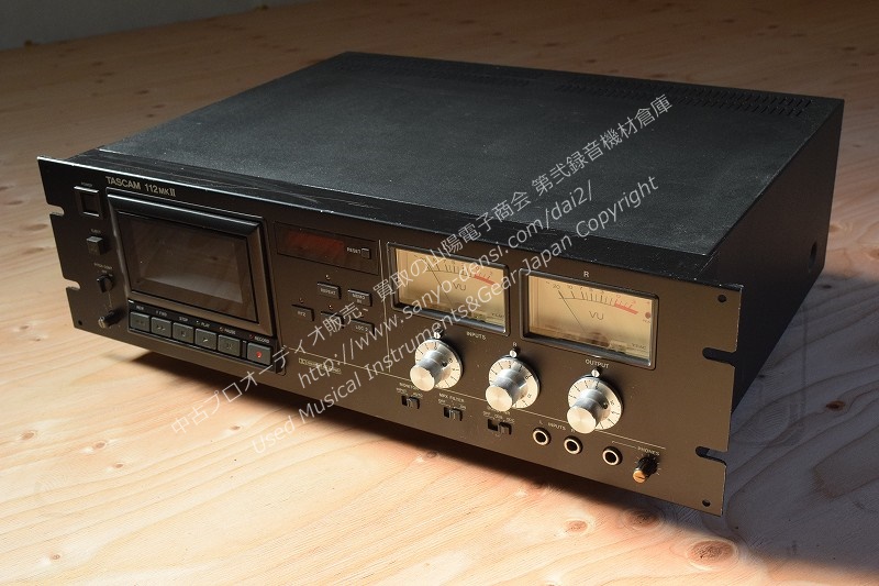 中古音響機材 TASCAM 112MKⅡバランス入出力（LA-112）】 カセット