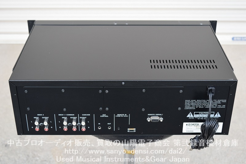 TASCAM (タスカム) 322 ダブルカセットデッキ｜中古 山陽電子商会 第弐