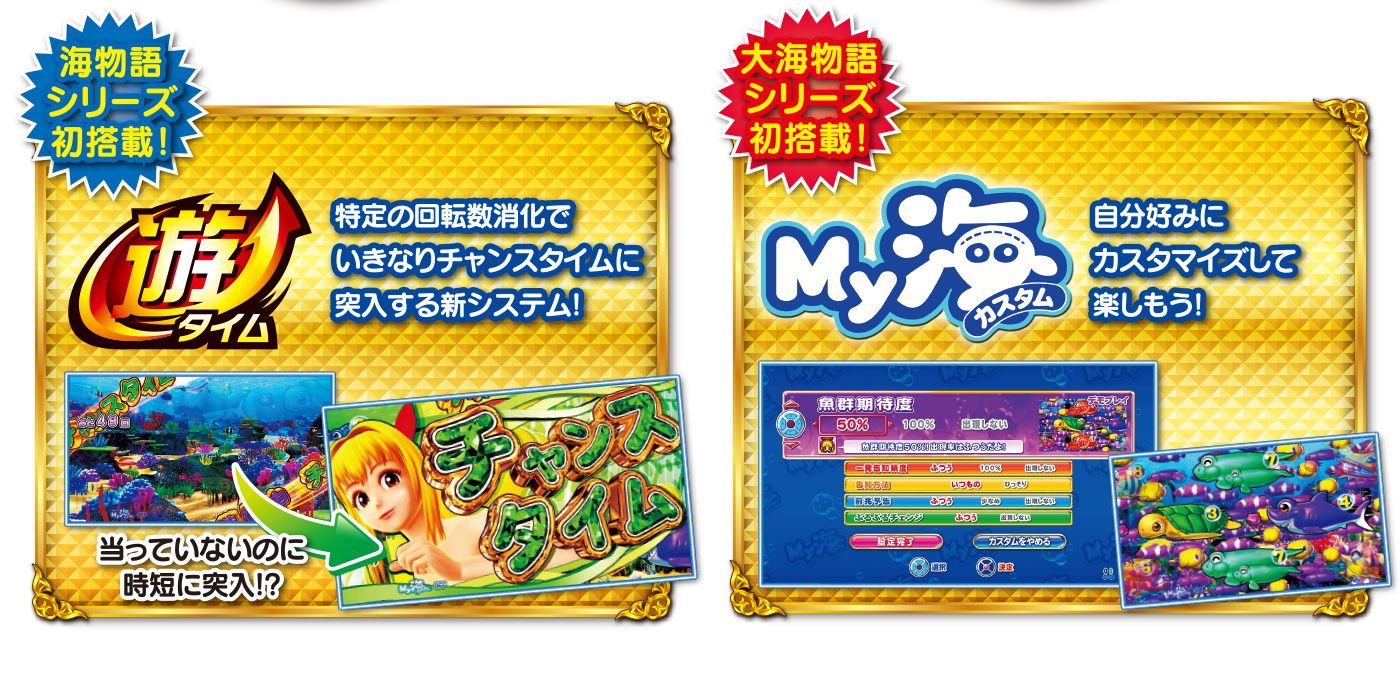 特徴 | P大海物語4スペシャル：SANYO