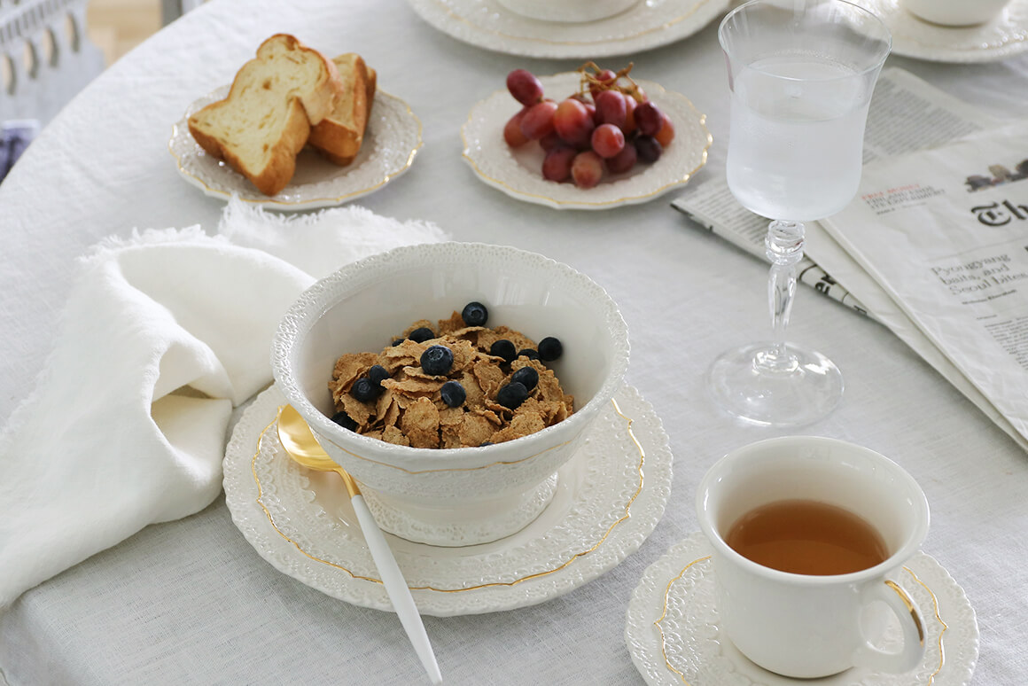 ELIOS FINEZZA エリオス フィネッツァ シリアルボウルクリームGOLD RIM