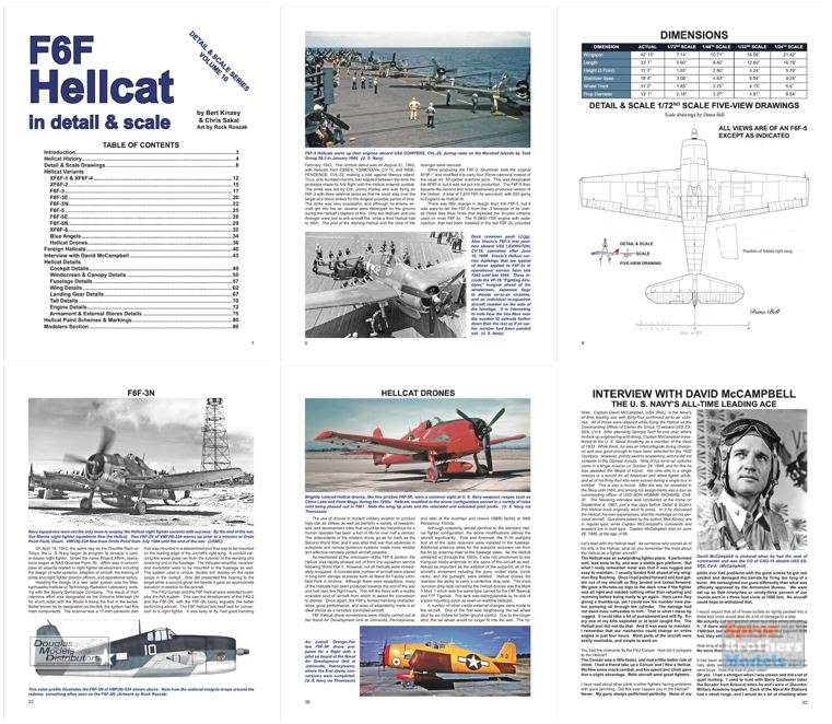 DAS5039 Detail & Scale Books - F6F Hellcat - Sprue Brothers Models LLC
