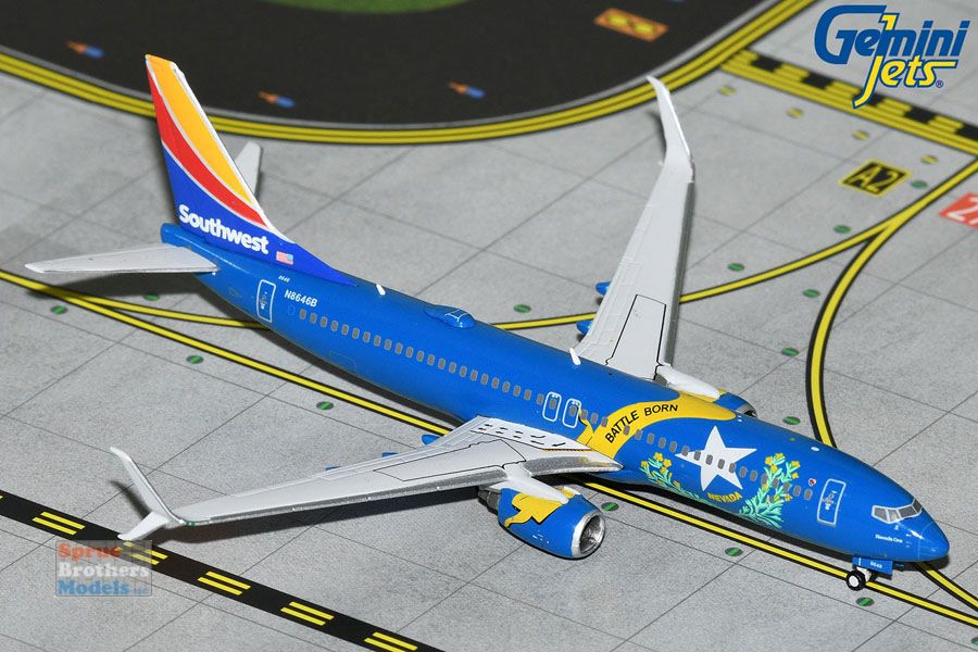 GEMGJ2246 1:400 Gemini Jets Southwest Airlines B737-800 Reg