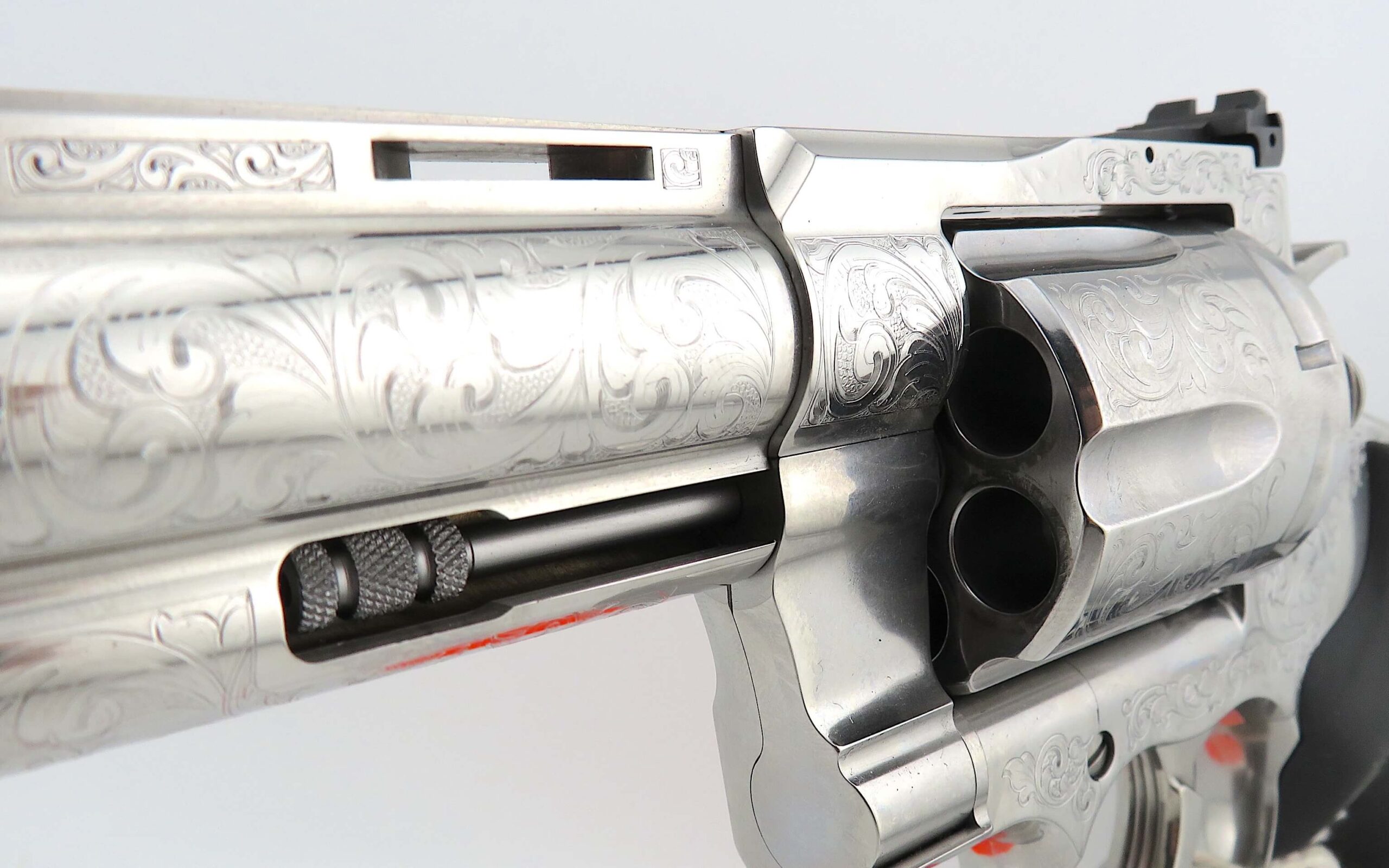 COLT ANACONDA 8” 44mag FULL COVERAGE DEEP ENGRAVED - SK Guns