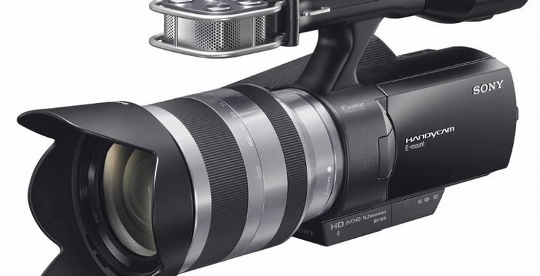 Sony NEX-VG10 Interchangeable Lens HD Camcorder Throws Off Concept