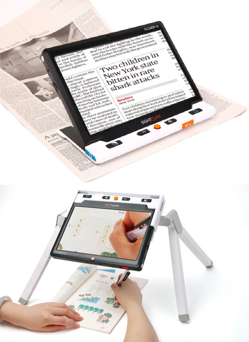 携帯型拡大読書器導入事例 - ご利用者様の声⑤ / I様 【クローバー 10