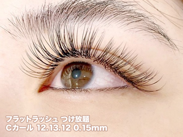フラットラッシュ【80本・120本・160本・つけ放題】 | まつげパーマ