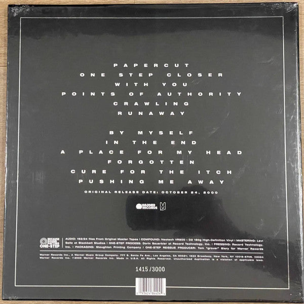 Linkin Park - Hybrid Theory (2000) - New LP Record 2024 Warner