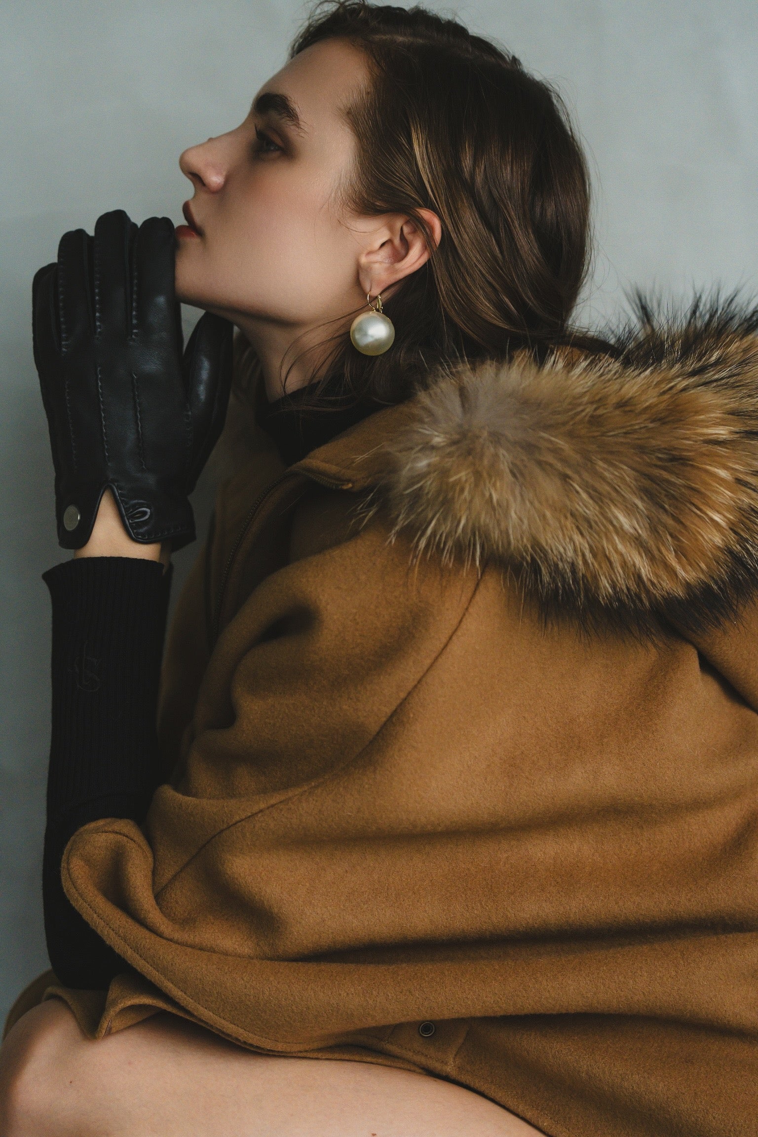 FOX fur cape coat – shéller / シェリエ