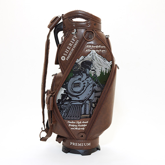 SP-012CB.オークブラウン（合成皮革） – キャディバッグ・ゴルフバッグ