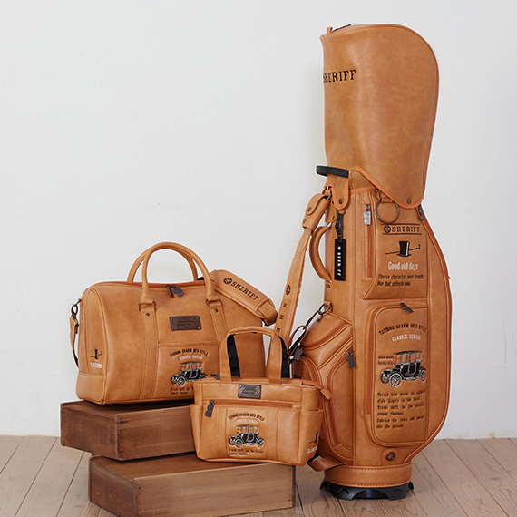 SFC-019CB.オレンジ（合成皮革） – キャディバッグ・ゴルフバッグ