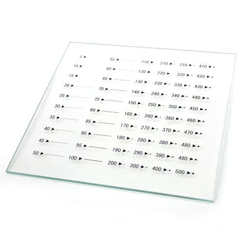 キズ判定プレート｜テストチャート｜光学部品｜株式会社渋谷光学