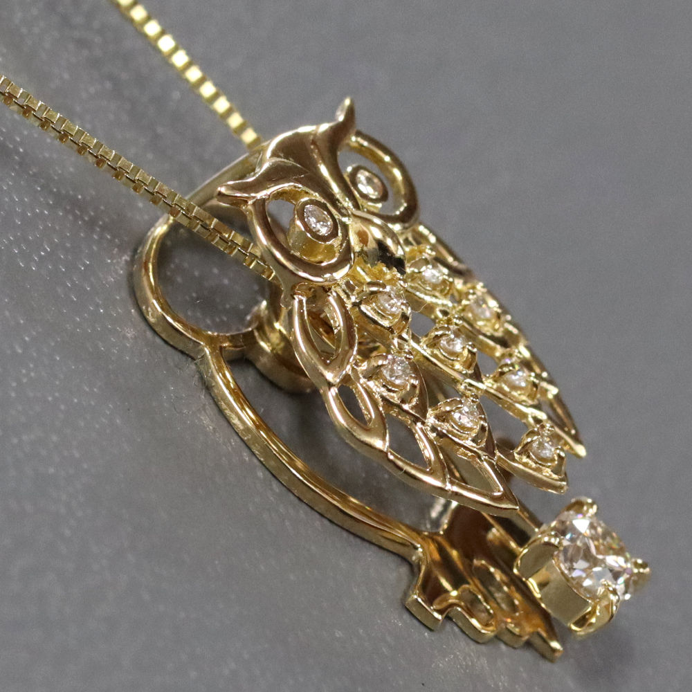 ジュエリー・アクセサリー ノーブランド K18ダイヤモンドペンダント