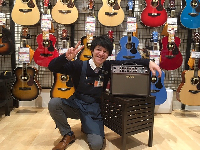 ギターアンプ】遊べるアコギ用アンプBOSS「Acoustic Singer Live」入荷