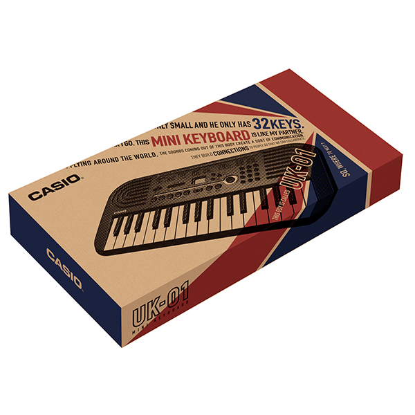 キーボード】レトロでおしゃれなミニキーボードCASIO UK-01が登場