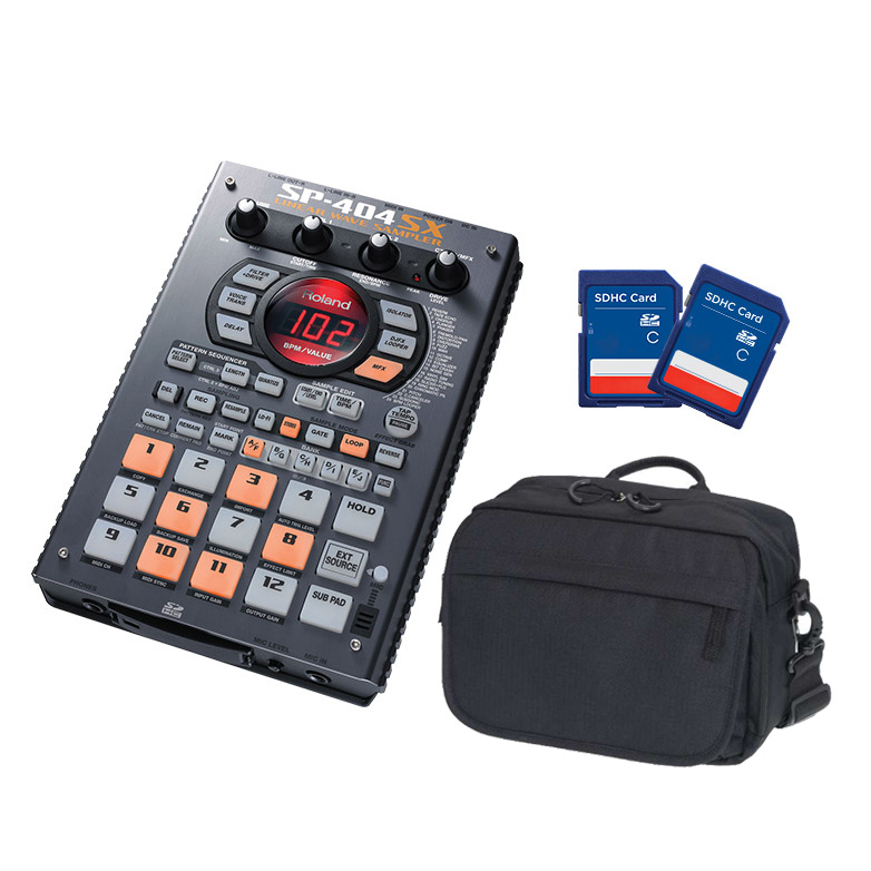 サンプラー】Roland / SP-404SXに今だけ、音ネタSDカードとケースを