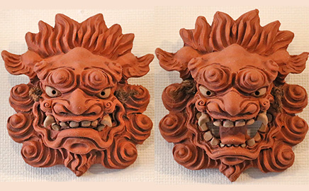 壁掛けシーサー/シーサーの事ならしまんちゅ工房