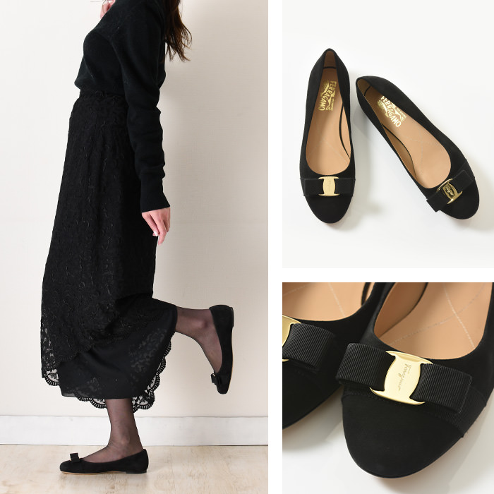 愛されブランド フェラガモパンプスの履きこなし特集｜ブランド