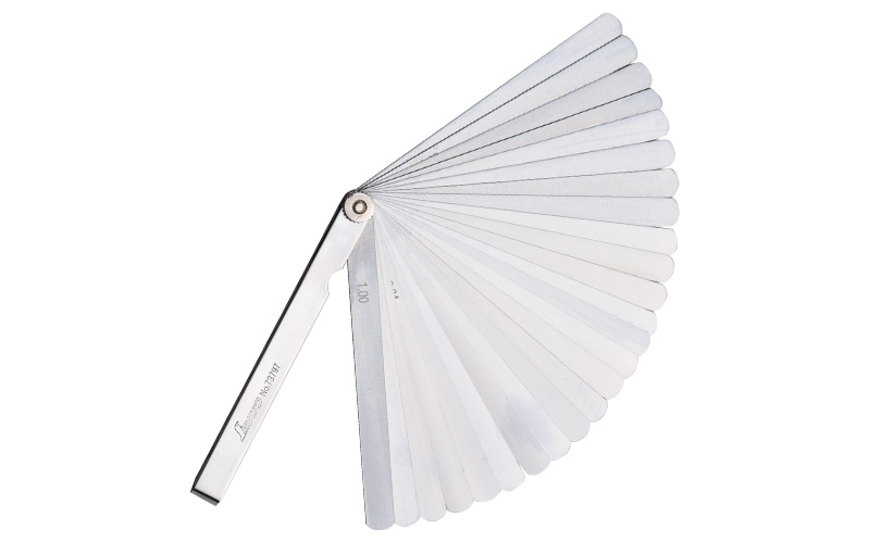 シックネスゲージ F150㎜ 25枚組 - シンワ測定株式会社