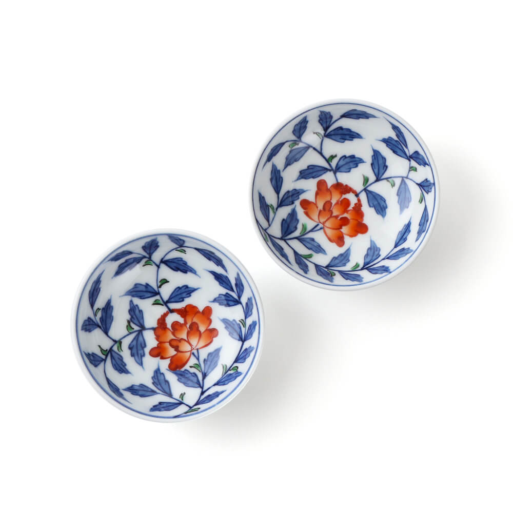 染錦花唐草 酒器 ｜ 有田焼の源右衛門窯公式オンラインショップ