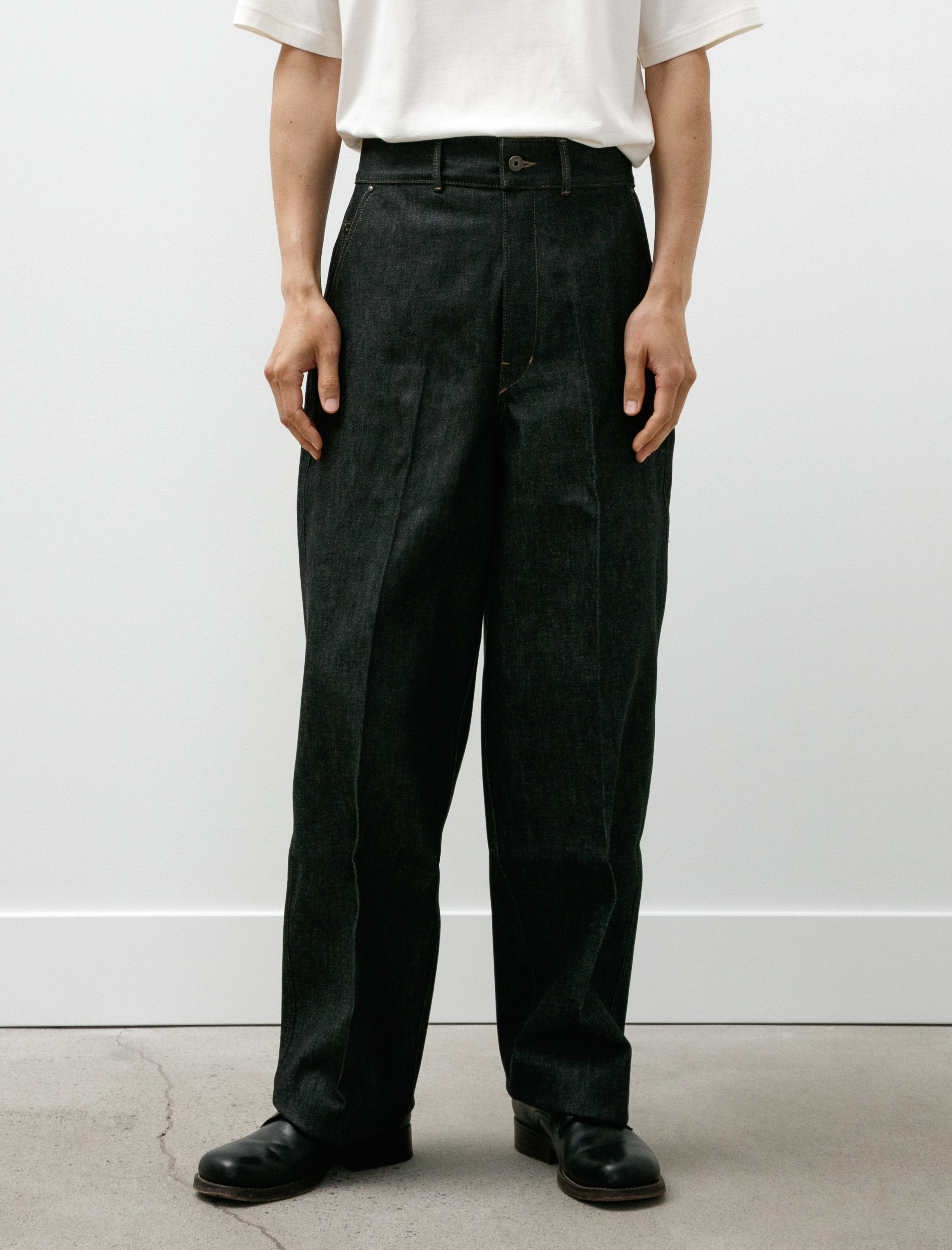 Lemaire Maxi Workwear Barrel Pants Slate – Neighbour