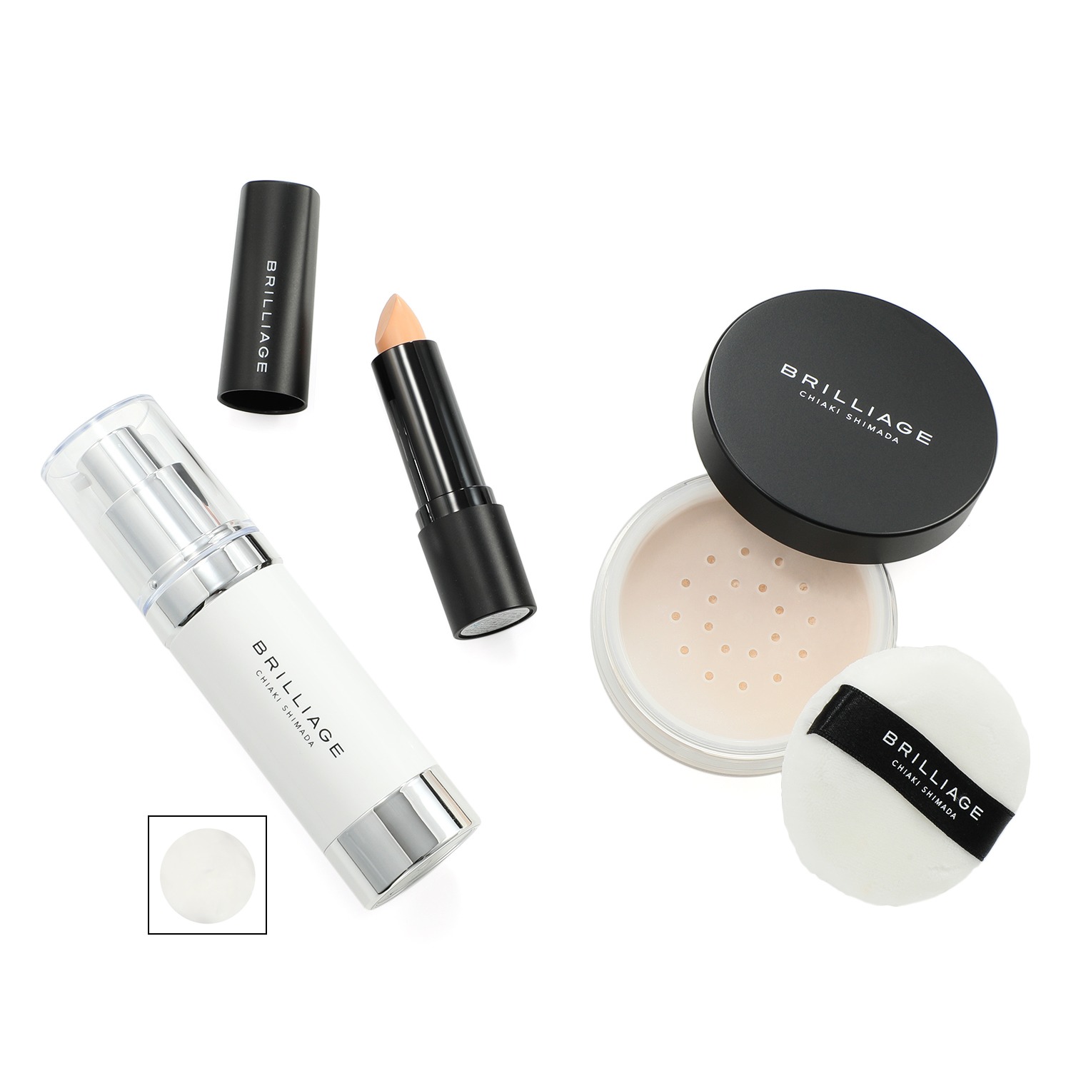 ブリリアージュ 透明感のある サラすべ肌演出！ ベースメイク特別